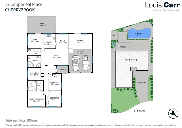 Floorplan of Homely house listing, 17 Copperleaf Place, Cherrybrook NSW 2126