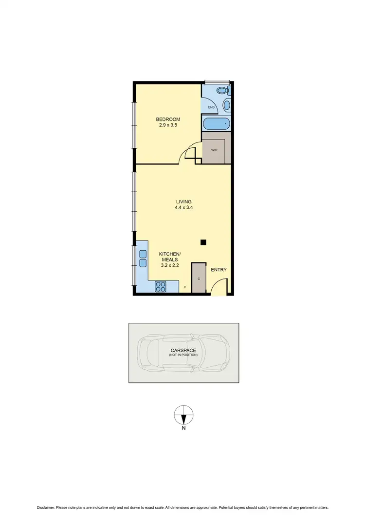 Floorplan of Homely unit listing, 9/156a Napier Street, Essendon VIC 3040