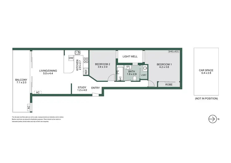 Floorplan of Homely apartment listing, 6/20 Union Street, Brunswick VIC 3056