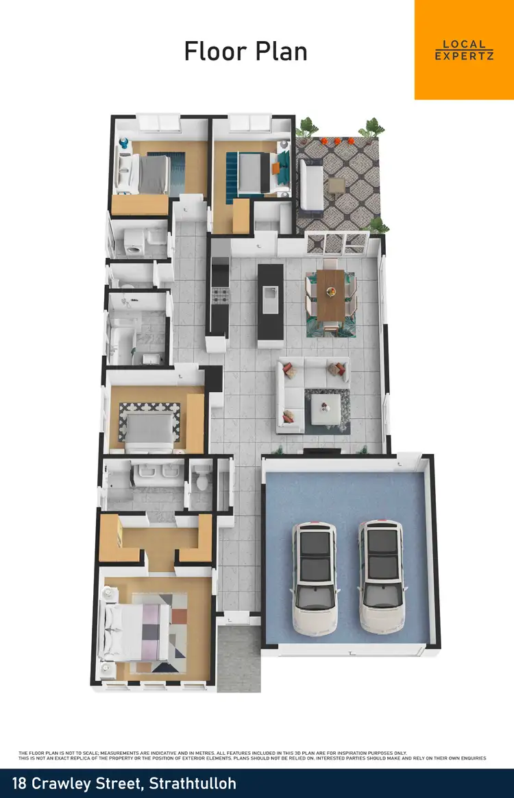Floorplan of Homely house listing, 18 Crawley Street, Strathtulloh VIC 3338