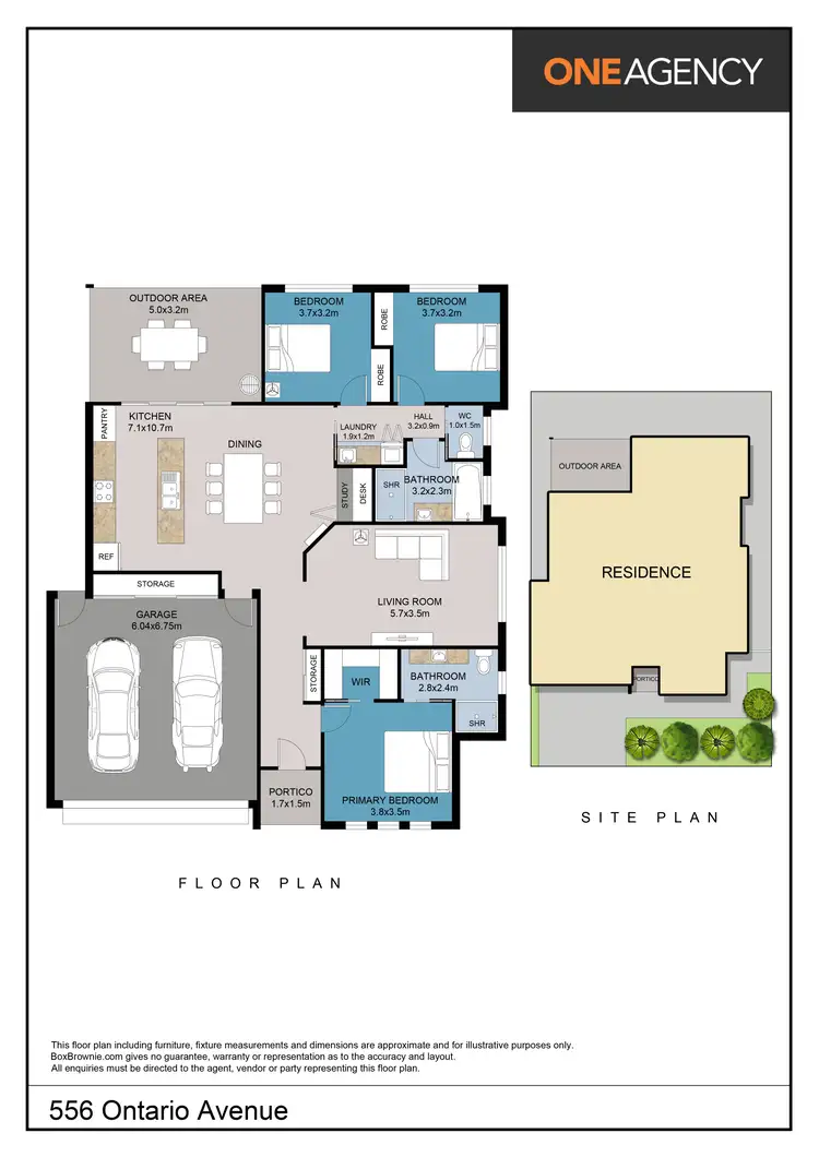 Floorplan of Homely house listing, 556 Ontario Avenue, Mildura VIC 3500