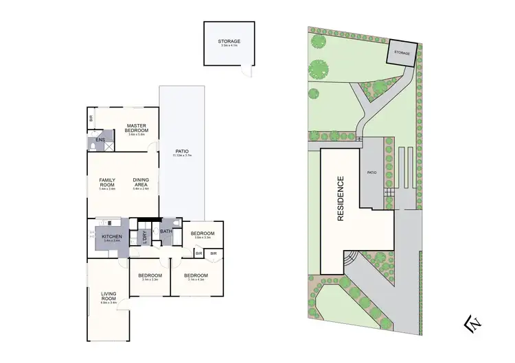 Floorplan of Homely house listing, 3 Landy Court, Kilsyth VIC 3137