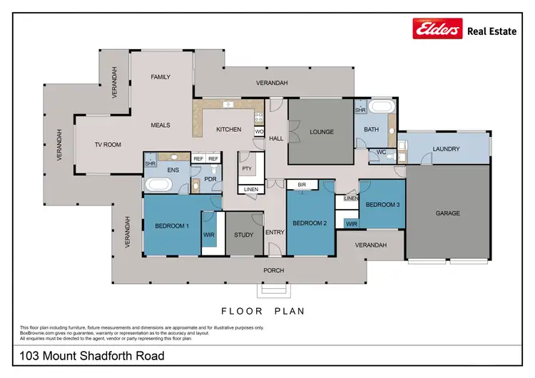 Floorplan of Homely house listing, 103 Mount Shadforth Road, Denmark WA 6333