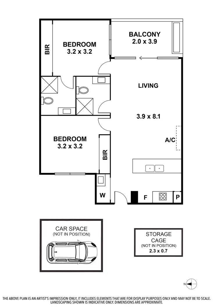 Floorplan of Homely apartment listing, 104/139 Noone Street, Clifton Hill VIC 3068