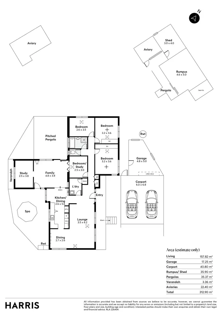 Floorplan of Homely house listing, 6 Atheldene Road, Happy Valley SA 5159