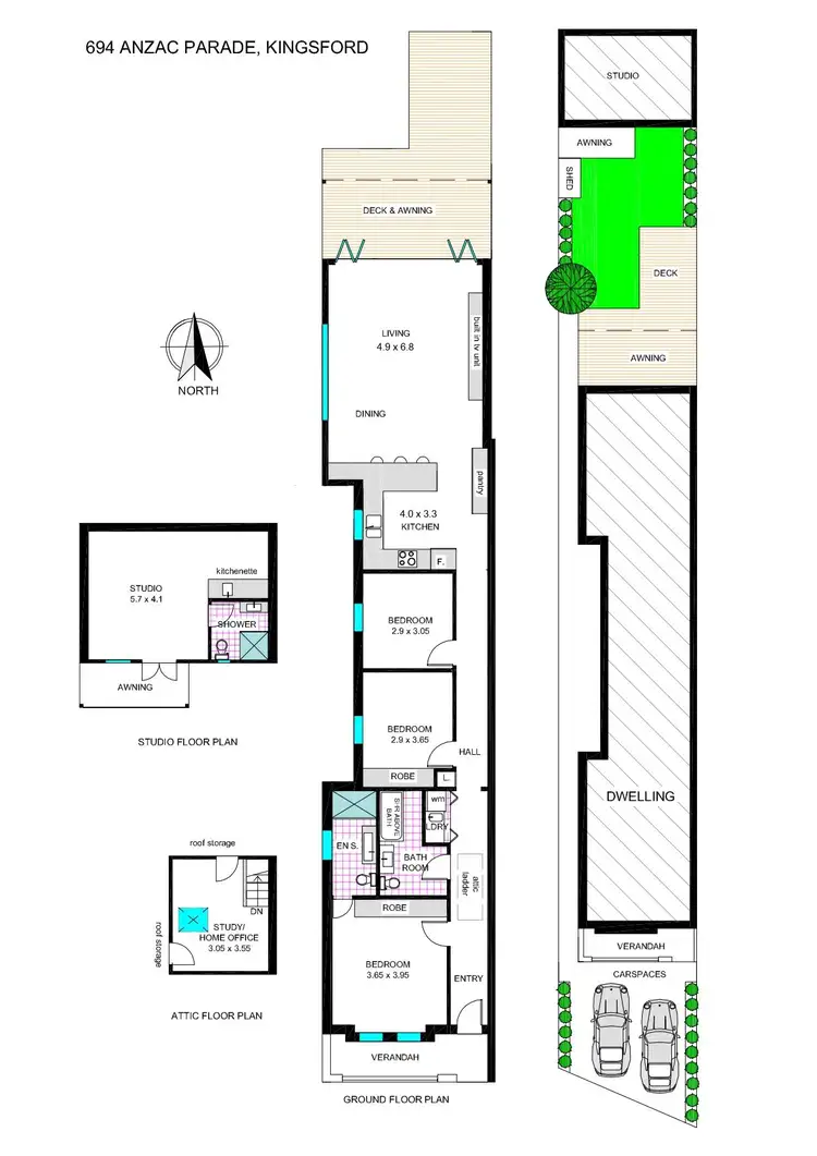 Floorplan of Homely house listing, 694 Anzac Parade, Kingsford NSW 2032