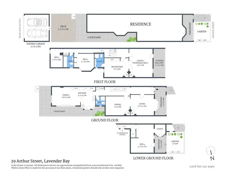Floorplan of Homely house listing, 29 Arthur Street, Lavender Bay NSW 2060