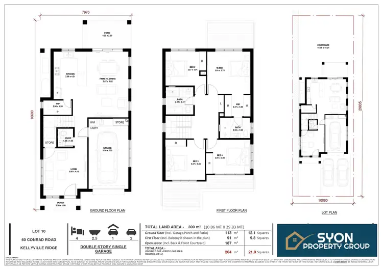 Floorplan of Homely house listing, 3 Darius Glade, Kellyville Ridge NSW 2155