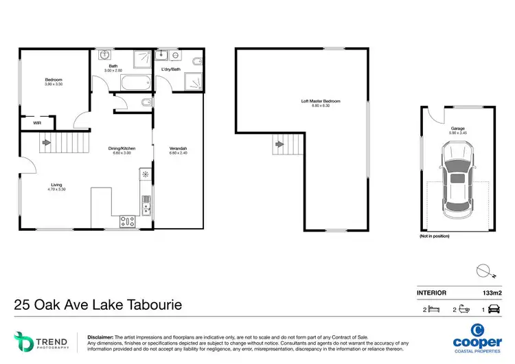 Floorplan of Homely house listing, 25 Oak Avenue, Lake Tabourie NSW 2539