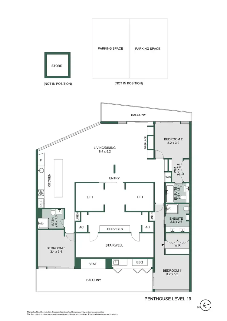 Floorplan of Homely apartment listing, 1901/29 Commonwealth Street, Sydney NSW 2000