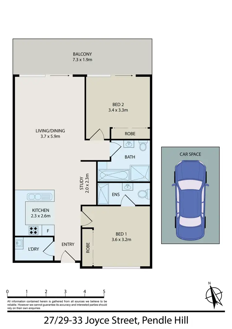 Floorplan of Homely apartment listing, 27/29-33 Joyce Street, Pendle Hill NSW 2145