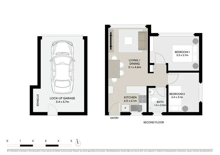 Floorplan of Homely apartment listing, 5/18 Old Pittwater Road, Brookvale NSW 2100