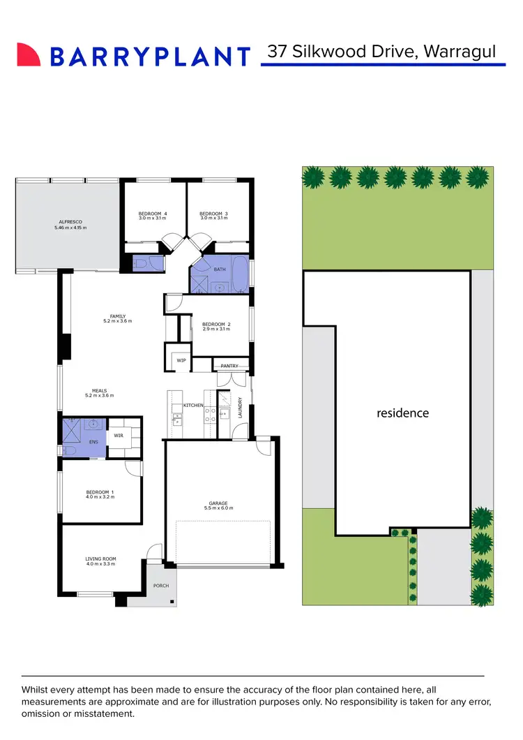 Floorplan of Homely house listing, 37 Silkwood Drive, Warragul VIC 3820