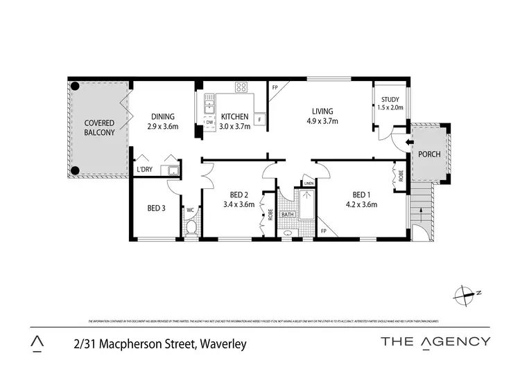 Floorplan of Homely apartment listing, 2/31 Macpherson Street, Waverley NSW 2024