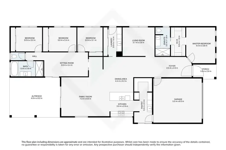 Floorplan of Homely house listing, 22 Wagner Drive, Jindera NSW 2642
