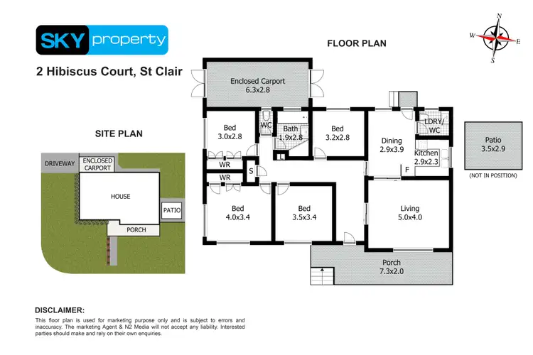 Floorplan of Homely house listing, 2 Hibiscus Court, St Clair NSW 2759