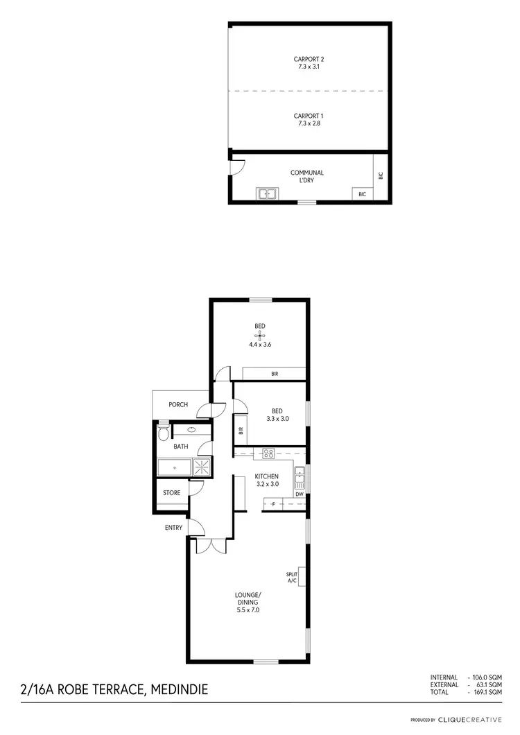 Floorplan of Homely house listing, 2/16A Robe Terrace, Medindie SA 5081