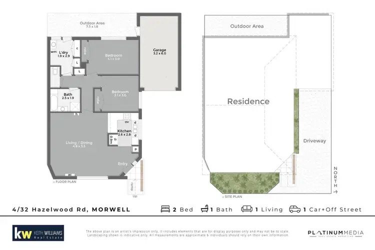 Floorplan of Homely unit listing, 4/32 Hazelwood Road, Morwell VIC 3840