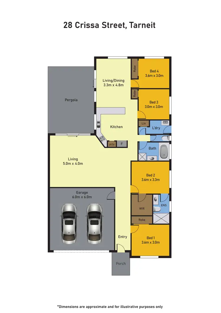 Floorplan of Homely house listing, 28 Crissa Street, Tarneit VIC 3029