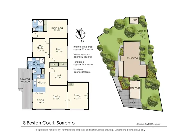 Floorplan of Homely house listing, 8 Boston Court, Sorrento VIC 3943
