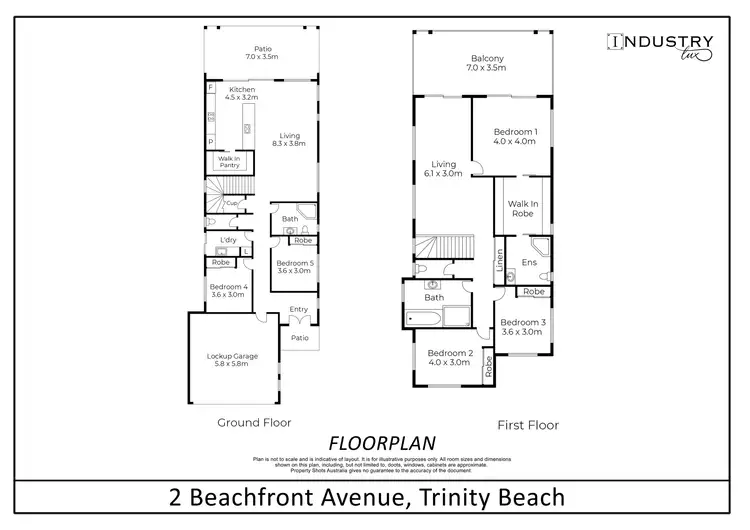 Floorplan of Homely house listing, 2 Beachfront Avenue, Trinity Beach QLD 4879