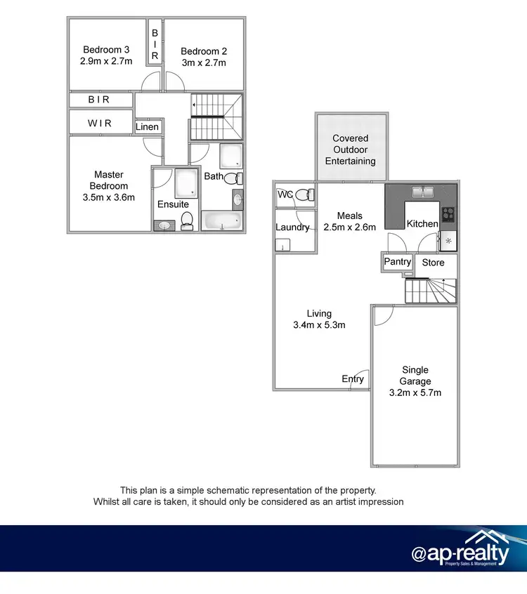 Floorplan of Homely townhouse listing, 40/19 Flower Place, Richlands QLD 4077