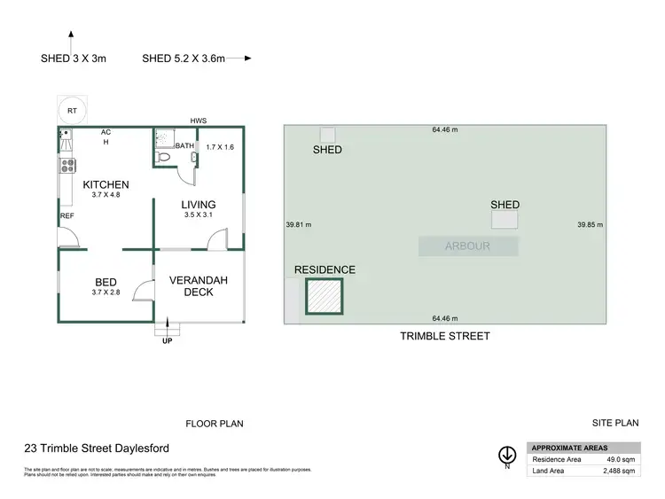 Floorplan of Homely house listing, 23 Trimble Street, Daylesford VIC 3460