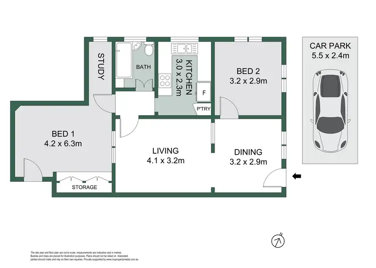 Floorplan of Homely apartment listing, 6/103 Milson Road, Cremorne Point NSW 2090