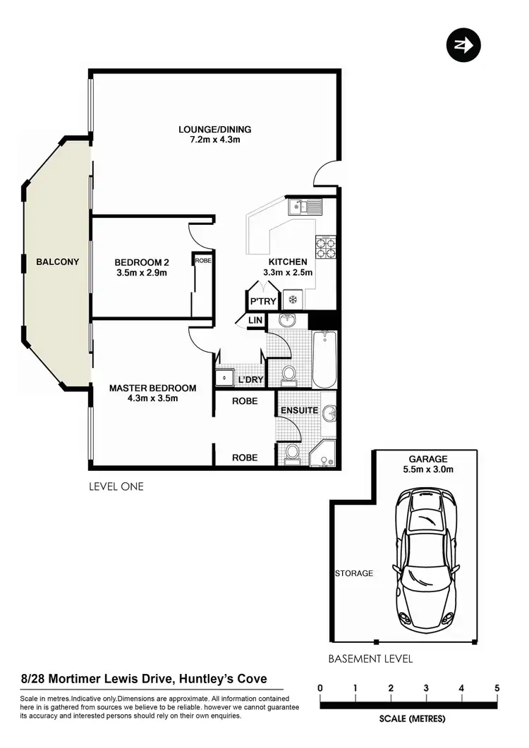 Floorplan of Homely apartment listing, 8/28 Mortimer Lewis Drive, Huntleys Cove NSW 2111