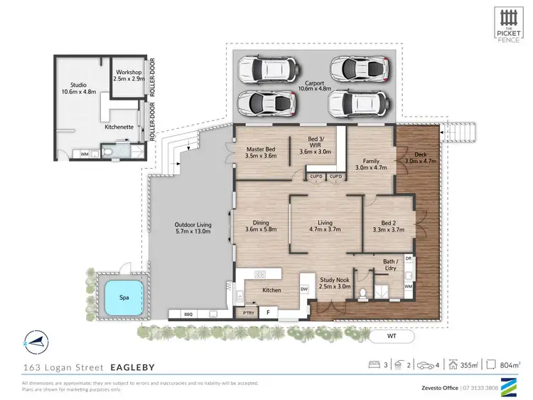 Floorplan of Homely house listing, 163 Logan Street, Eagleby QLD 4207