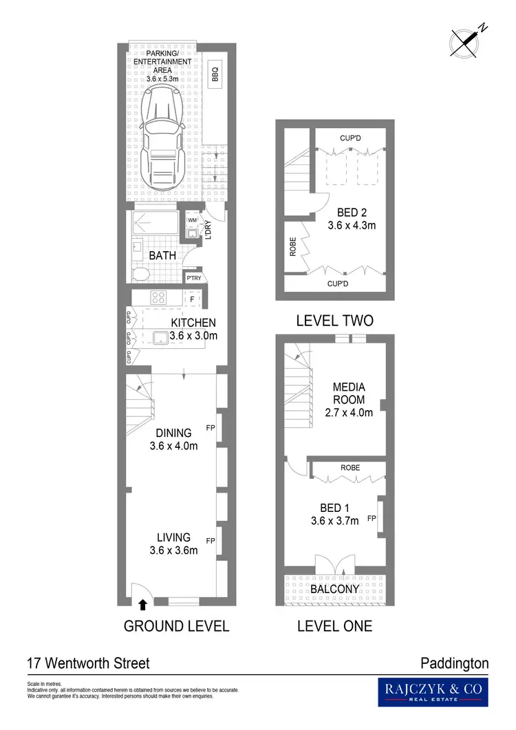 Floorplan of Homely house listing, 17 Wentworth Street, Paddington NSW 2021