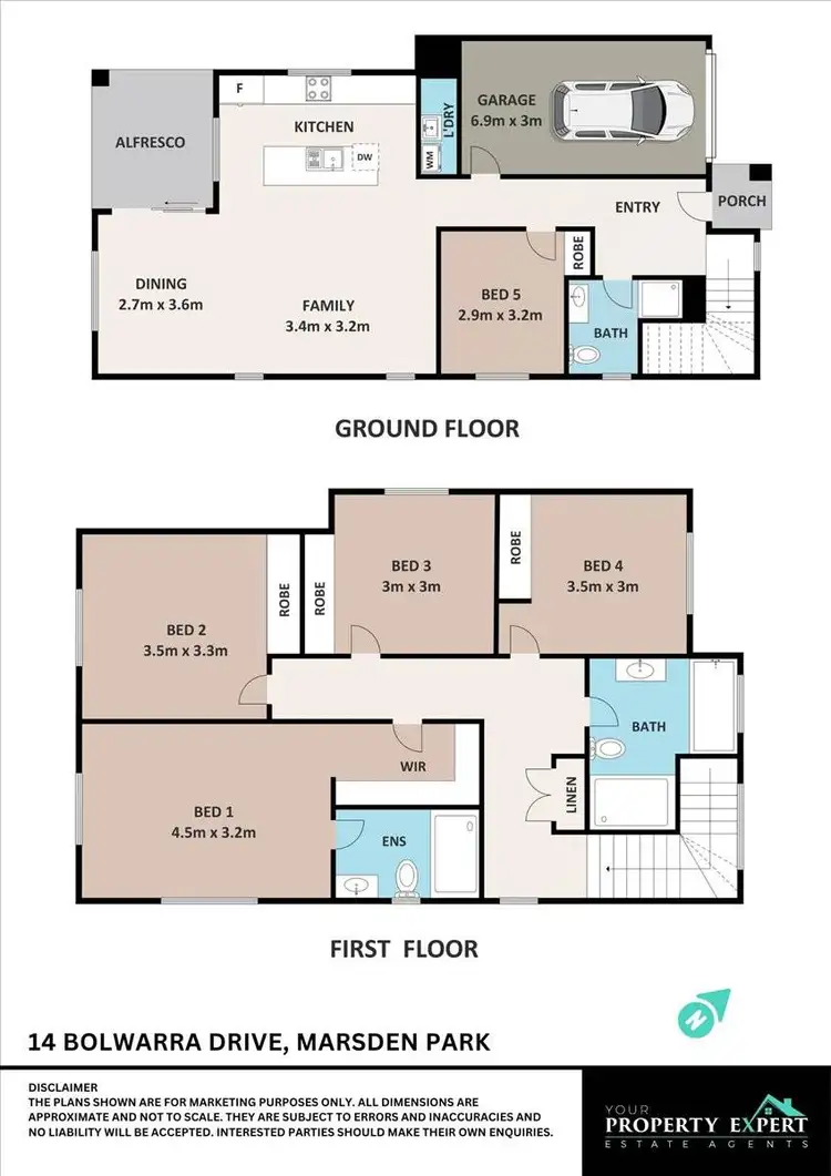Floorplan of Homely house listing, 14 Bolwarra Drive, Marsden Park NSW 2765