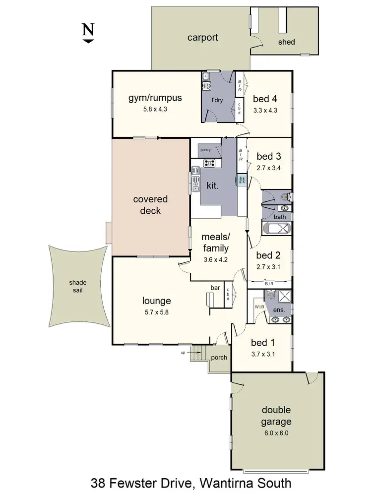Floorplan of Homely house listing, 38 Fewster Drive, Wantirna South VIC 3152