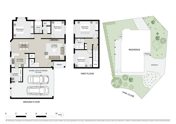 Floorplan of Homely townhouse listing, 11A Yawl Close, Corlette NSW 2315