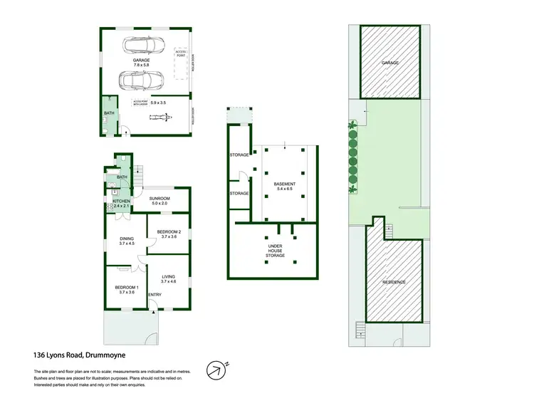 Floorplan of Homely house listing, 136 Lyons Road, Drummoyne NSW 2047