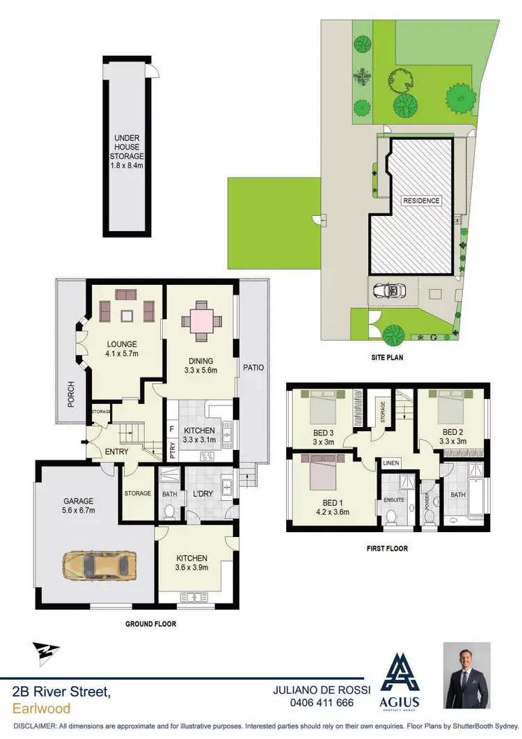 Floorplan of Homely house listing, 2B River Street, Earlwood NSW 2206