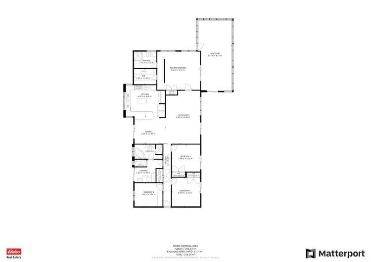 Floorplan of Homely house listing, 206 Timber Creek Crescent, Coondle WA 6566