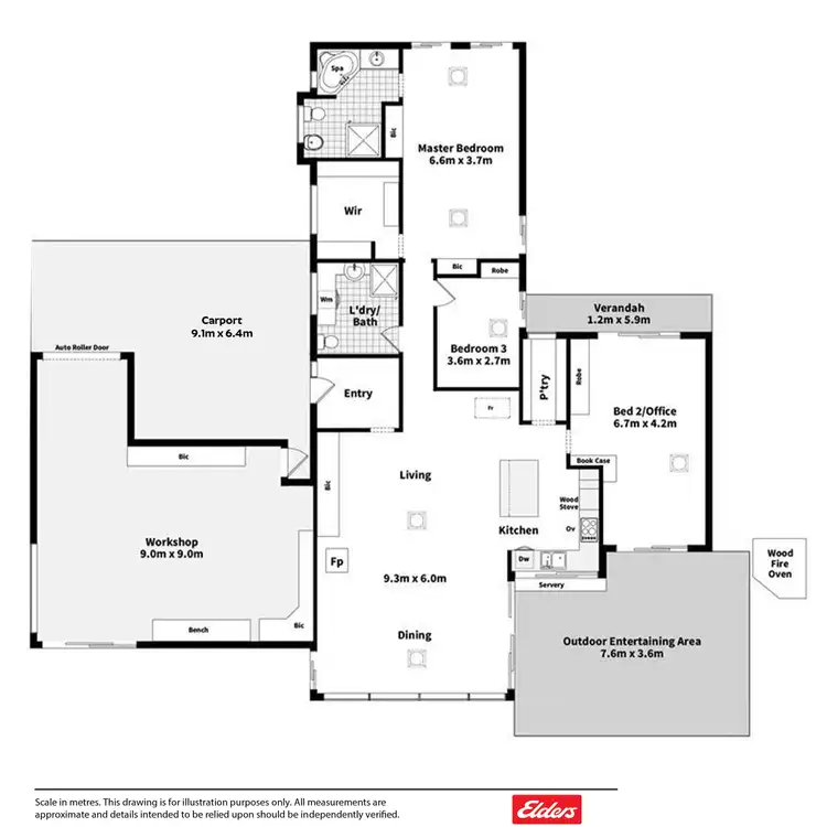 Floorplan of Homely rural property listing, 1205 Range Road, Mclaren Flat SA 5171