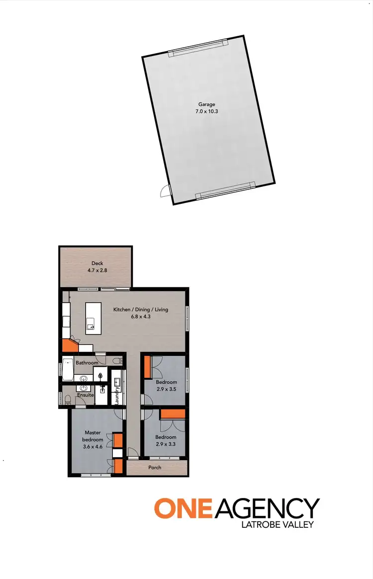 Floorplan of Homely house listing, 196 Kay Street, Traralgon VIC 3844