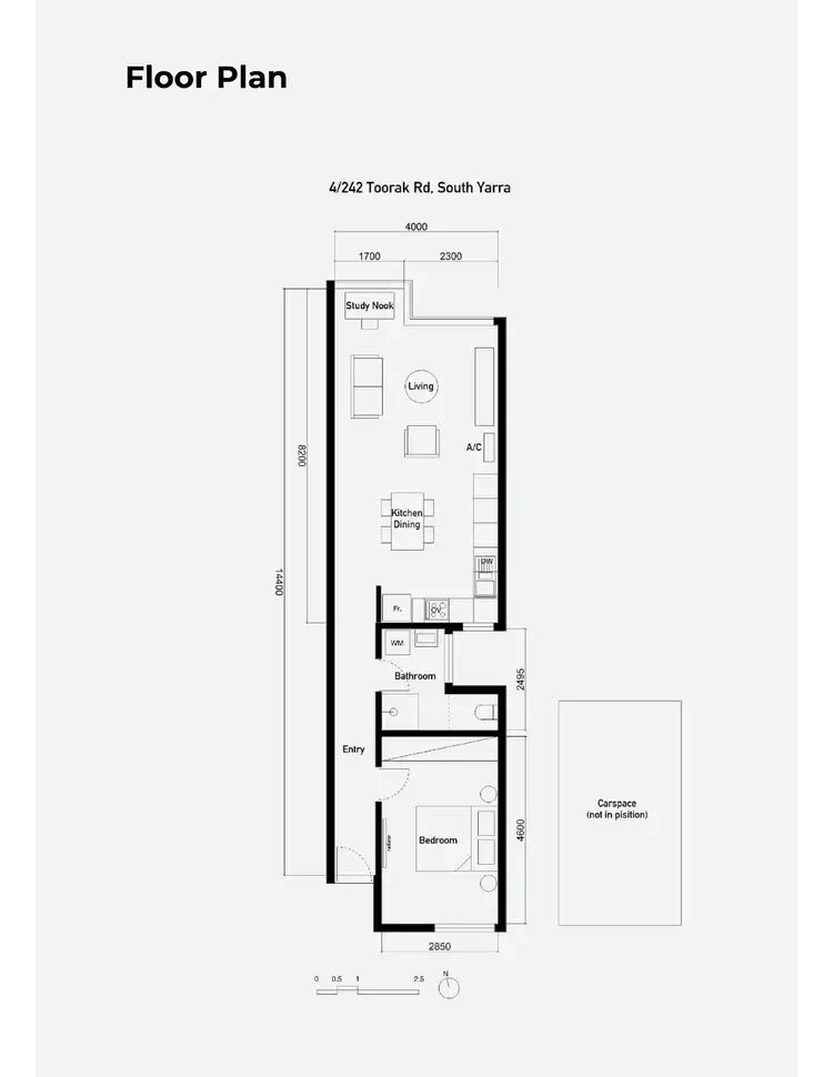 Floorplan of Homely apartment listing, 4/242 Toorak Road, South Yarra VIC 3141