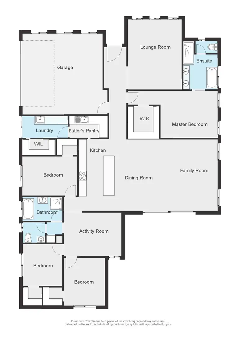 Floorplan of Homely house listing, 18 Terlich Way, Jindera NSW 2642