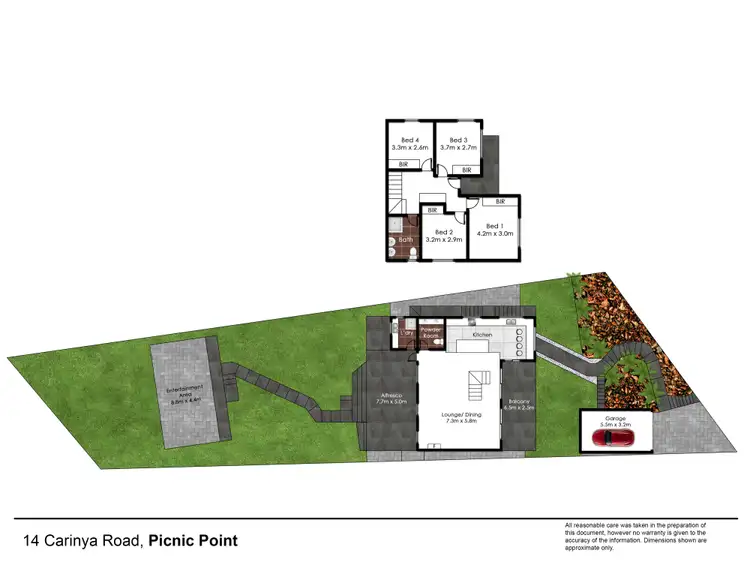Floorplan of Homely house listing, 14 Carinya Road, Picnic Point NSW 2213