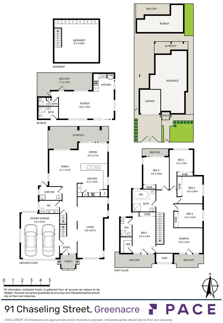 Floorplan of Homely house listing, 91 Chaseling Street, Greenacre NSW 2190