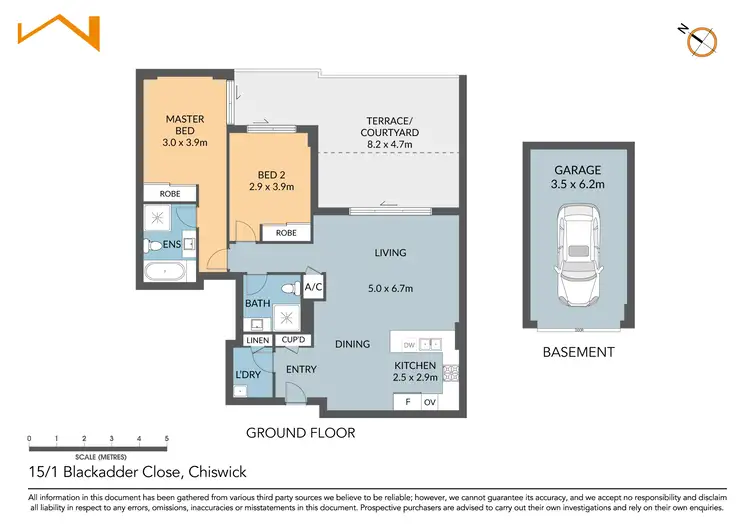Floorplan of Homely apartment listing, 15/1 Blackadder Close, Chiswick NSW 2046