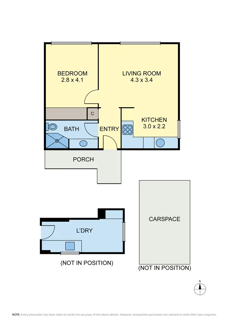 Floorplan of Homely apartment listing, 18/50 Richardson Street, Essendon VIC 3040