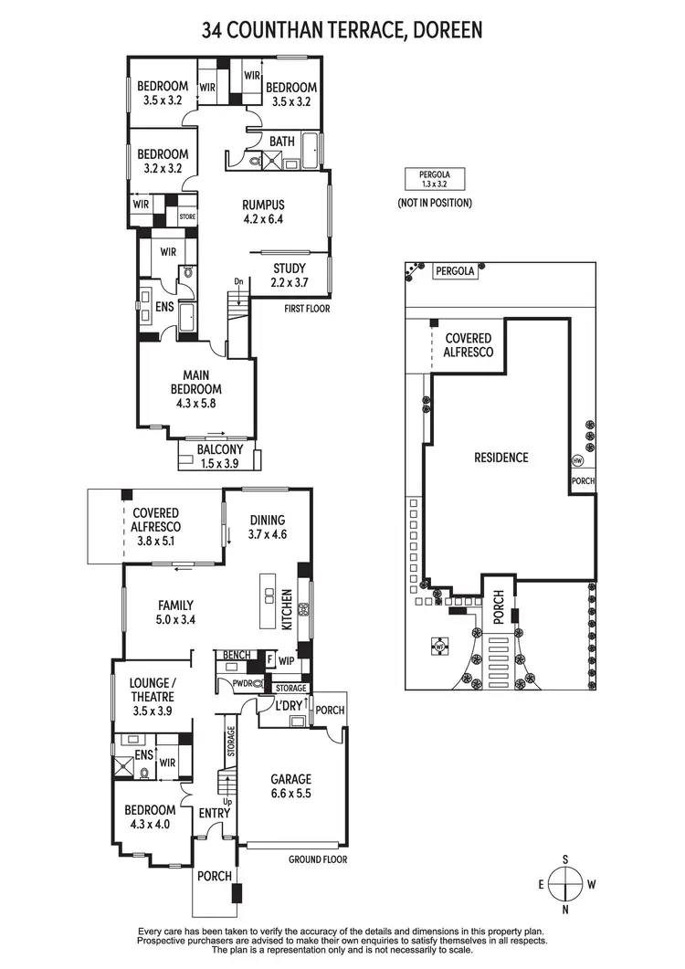 Floorplan of Homely house listing, 34 Counthan Terrace, Doreen VIC 3754