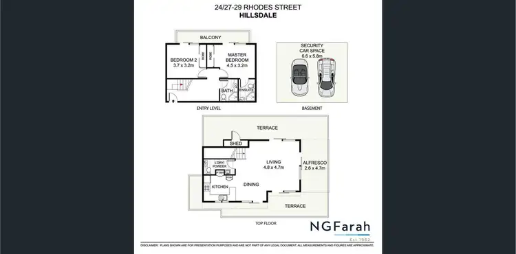 Floorplan of Homely apartment listing, U24/27-29 Rhodes Street, Hillsdale NSW 2036