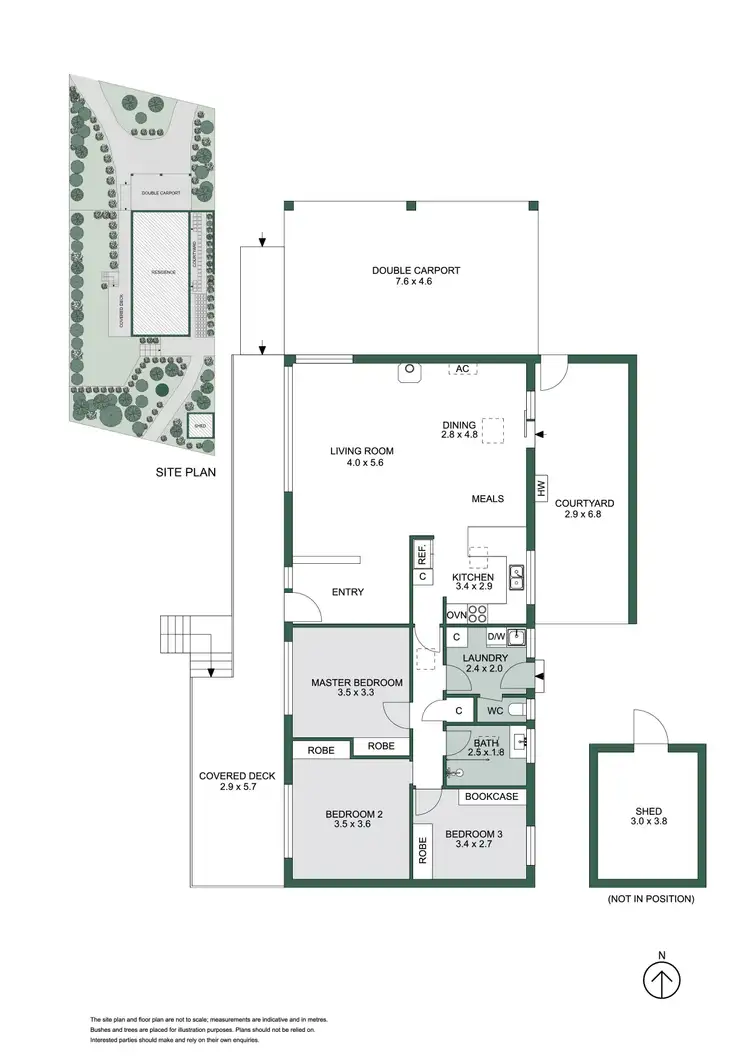 Floorplan of Homely house listing, 57 Warrain Avenue, Rosebud VIC 3939