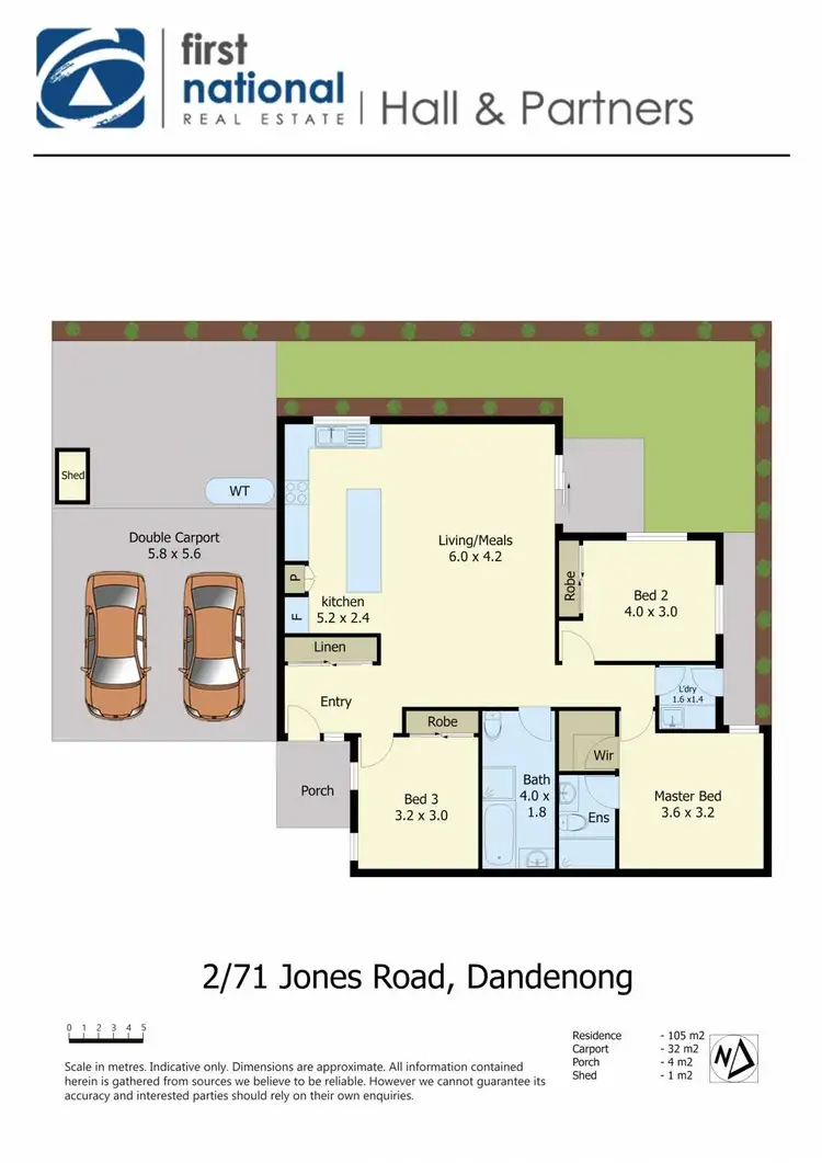Floorplan of Homely unit listing, 2/71 Jones Road, Dandenong VIC 3175