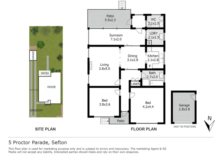 Floorplan of Homely house listing, 5 Proctor Parade, Sefton NSW 2162